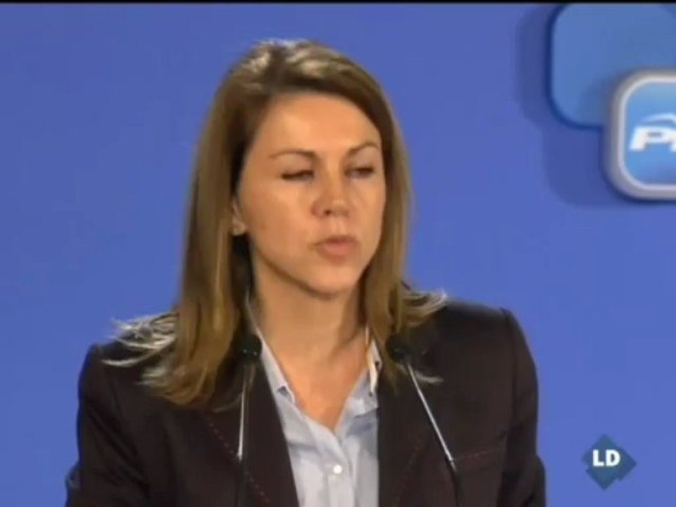 Cospedal: "El PP es un partido donde quien la hace la paga"