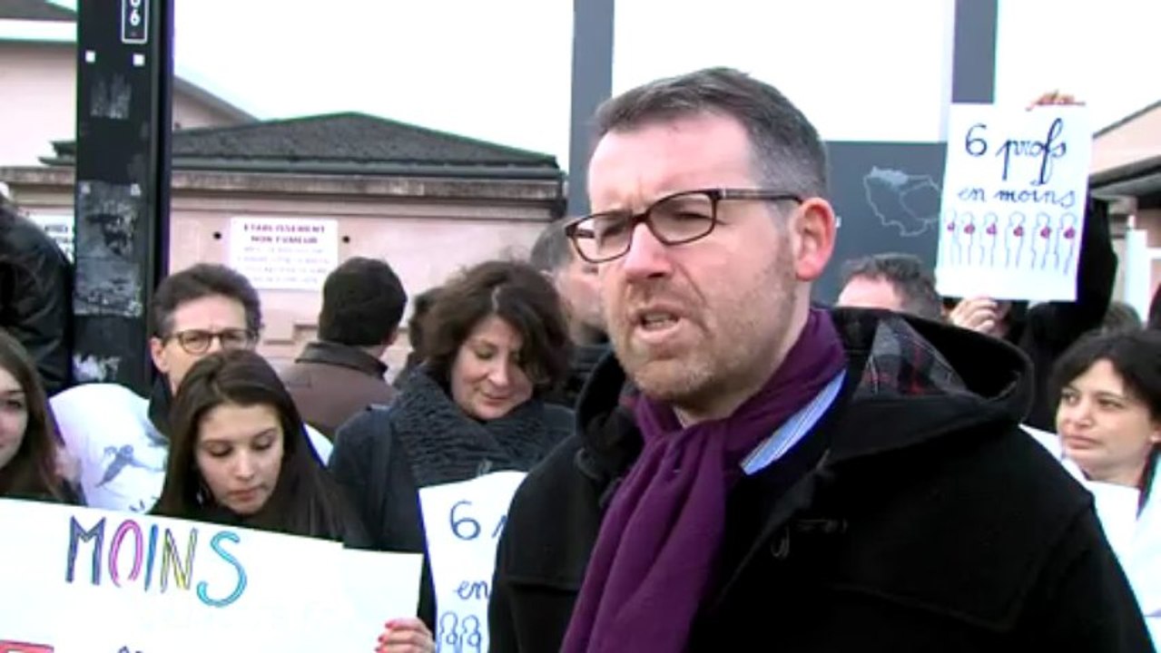Olivier Dalmont sur la grève des professeurs au lycée Montesquieu d'Herblay