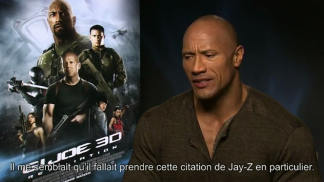 G.I. Joe Conspiration : interview officielle de Dwayne Johnson