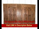 [BEST PRICE] Rare Rustic Hand Carved Antique Wall Panel Teak 18c India Haveli Jaipur Architecture