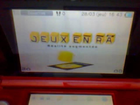 Unninboxing de la nintendo 3DS rouge métal/metallic red