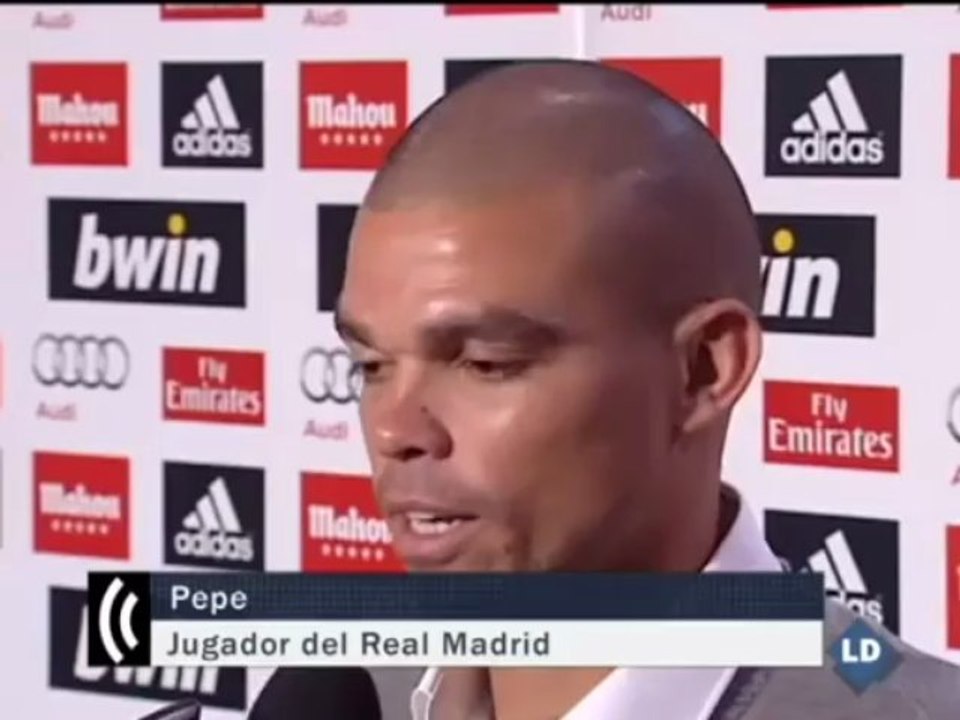 Pepe: "Tenemos que afrontar el partido como hasta ahora"