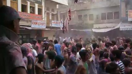 video nicky baba , alex sitar , crapule visiovore , pushkar village, holi festival 2013 , full power , trance color