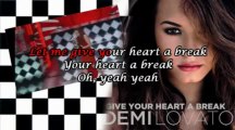 Karaoke Give your heart a break Demi Lovato Instrumental - YouTube