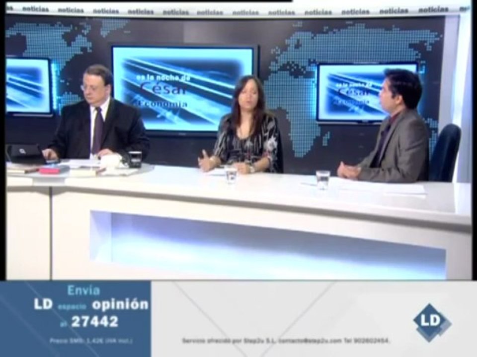 Tertulia económica con María Cuesta y Gabriel Calzada - 03/05/11