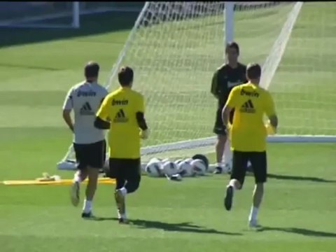 Entrenamiento del Real Madrid a puertas abiertas