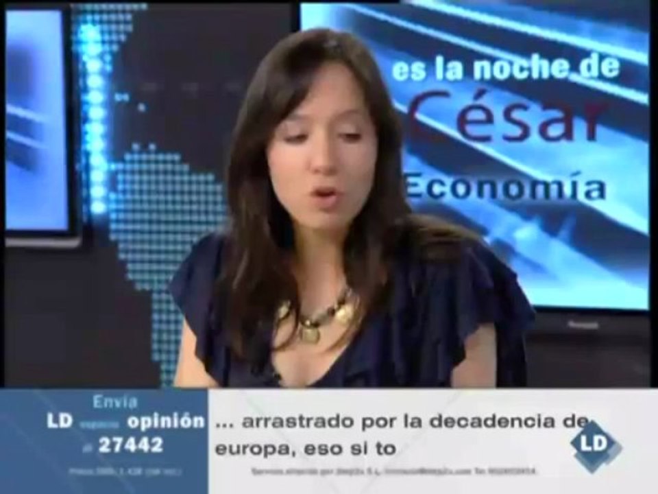 Tertulia económica con María Cuesta y Gabriel Calzada - 22/03/11