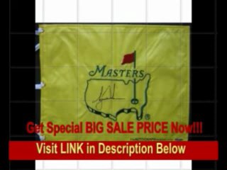 [SPECIAL DISCOUNT] Tiger Woods Autographed UNDATED Masters Flag
