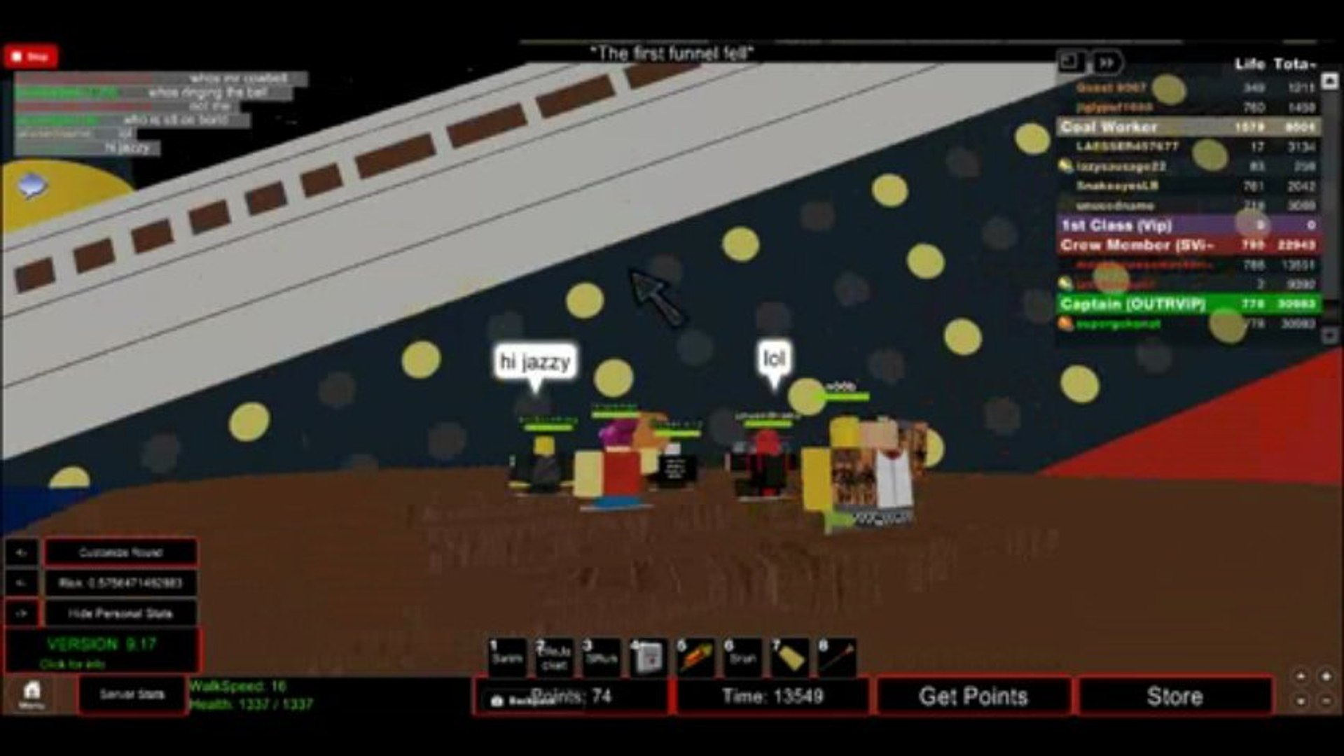⁣Titanic, Roblox Style