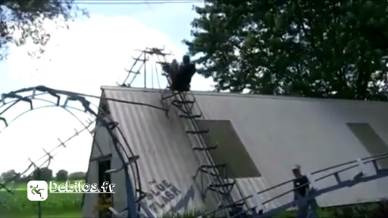 Montagne russe dans le jardin !