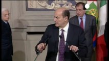 Pier Luigi Bersani getta la spugna. L'Italia non ha...