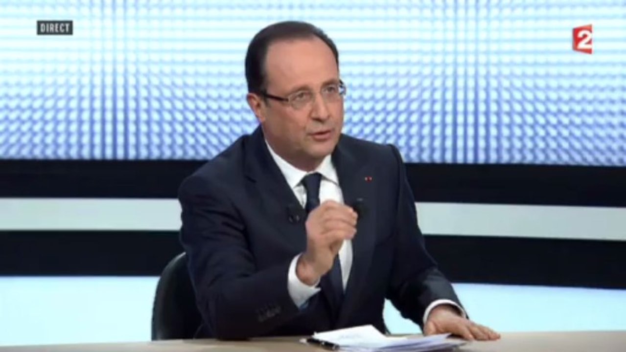François Hollande : "Je suis président de la République depuis dix mois, pas depuis dix ans"