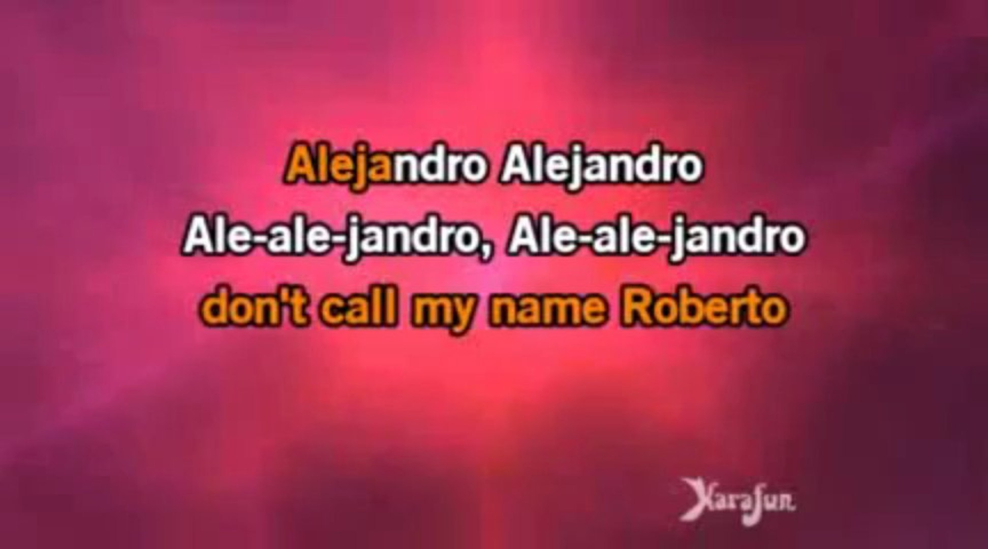 Karaoke Alejandro - Lady GaGa   - YouTube