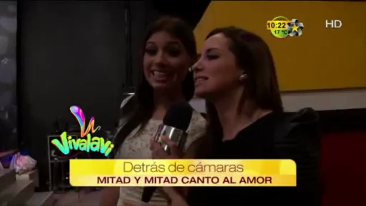 Detrás de Cámaras de Mitad y Mitad canto al amor