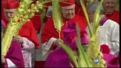 Primer Domingo de Ramos del papa Francisco