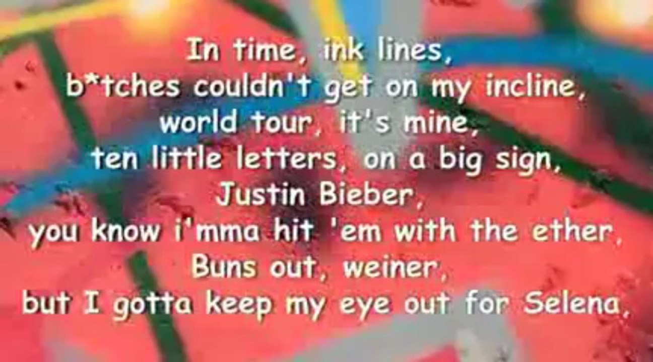 Beauty and a beat - Justin Bieber karaoke instrumental lyrics - YouTube