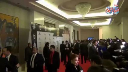 تدمير مدخل مبنى التلفزيون يوم 29 يناير 2011