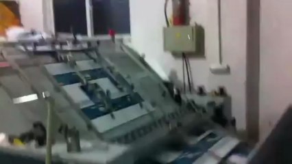 Semi-automatic laminating machine for Color box