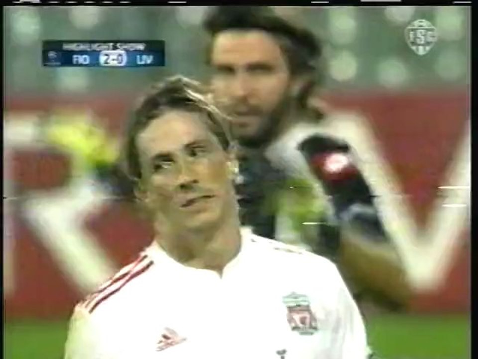 2009 (September 29) Fiorentina (Italy) 2-Liverpool (England) 0 (Champions League)