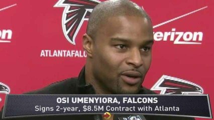 Osi Umenyiora Talks Joining Falcons