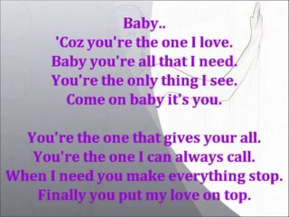 Love On Top - Beyonce Knowles (Instrumental Karaoke with Lyrics on Screen) [LEGIT] - YouTube
