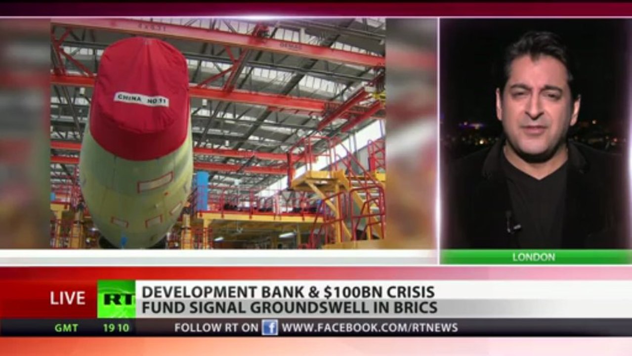 'Hegemonic corporations scared as BRICS plan bank to rival IMF'