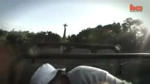 Angry Giraffe Attacks Tourist Vehicle in South Africa