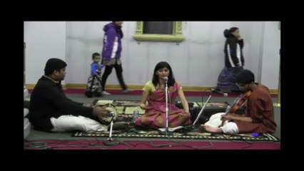 SRI VENKATESWARA TEMPLE, AURORA, ILLINOIS: SAYANOTSAVAM: SEEMA MURTHY: VOCAL: "BAARO KRISHNAYYA.."