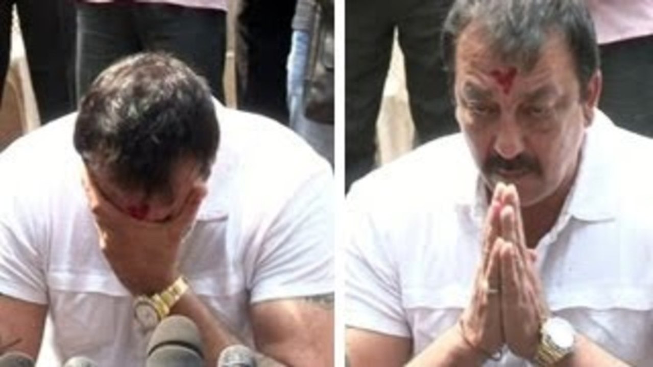 Sanjay Dutt BREAKS DOWN, will SURRENDER