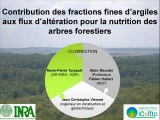 02 JC Viennet Contribution des fractions fines d’argiles aux flux d’altération pour la nutrition des arbres forestiers.