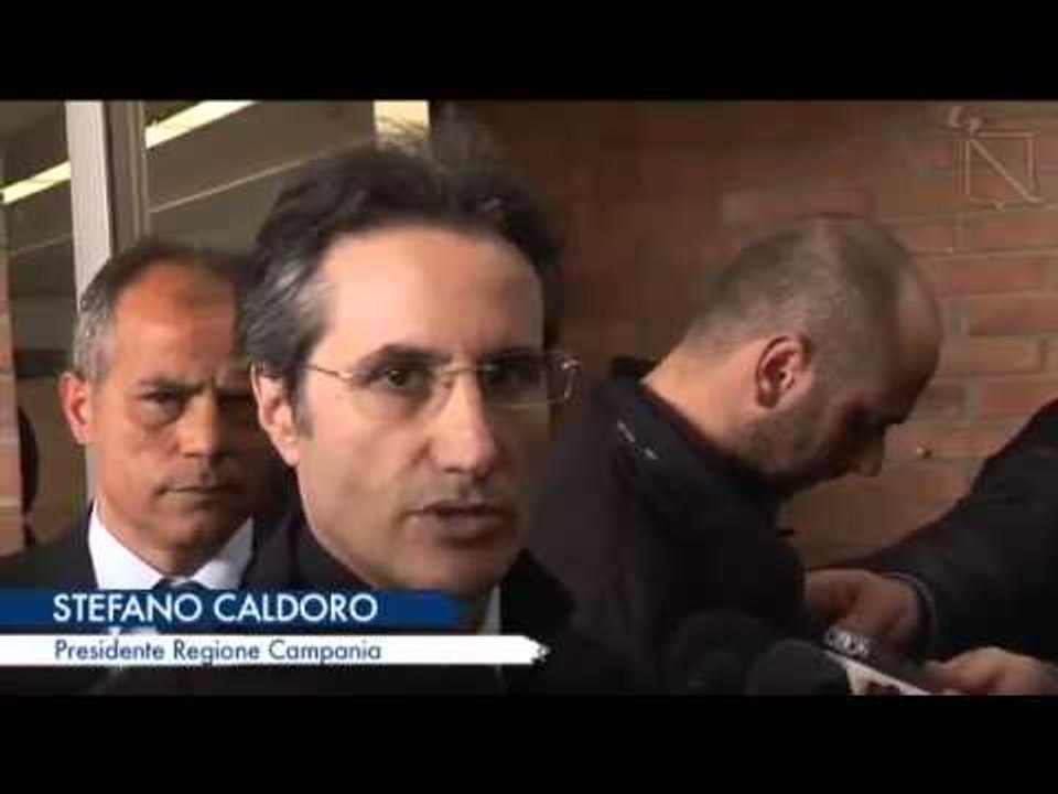 Napoli - Città della Scienza, la visita di Grasso e Caldoro (28.03.13)