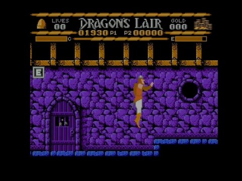 Dragon's Lair, NES Trail du 1er niveau (epique fail)