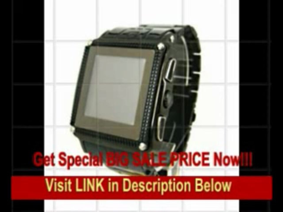 [FOR SALE] Waterproof Wrist GSM Unlocked Watch Mobile Cell Phone + Bluetooth Earphone Black