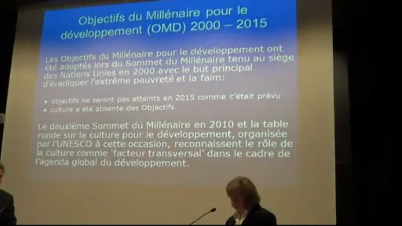 Conférence - débat : « Quel avenir et quelles missions pour l'UNESCO à horizon 2020 ? » par Biserka CVJETICANIN (27 mars 2013, Toulouse) partie 1