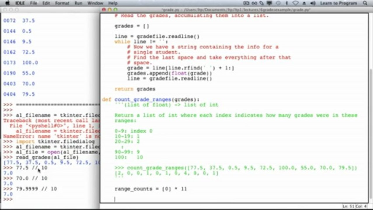 Python - LTP 1 - Developing a Program  optional lecture (3401)
