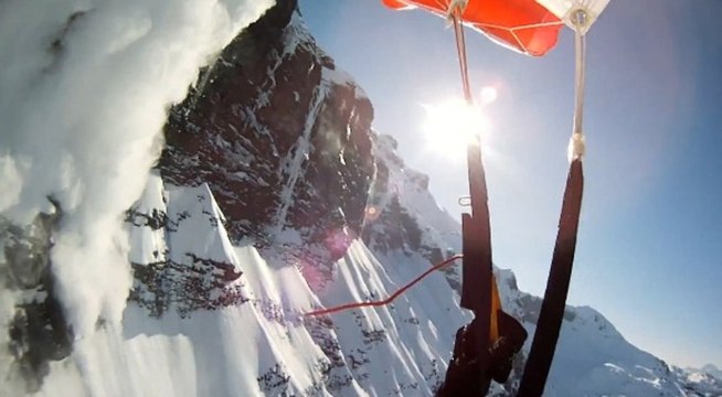 GoPro HD - Avalanche Cliff Jump with Matthias Giraud - 2011
