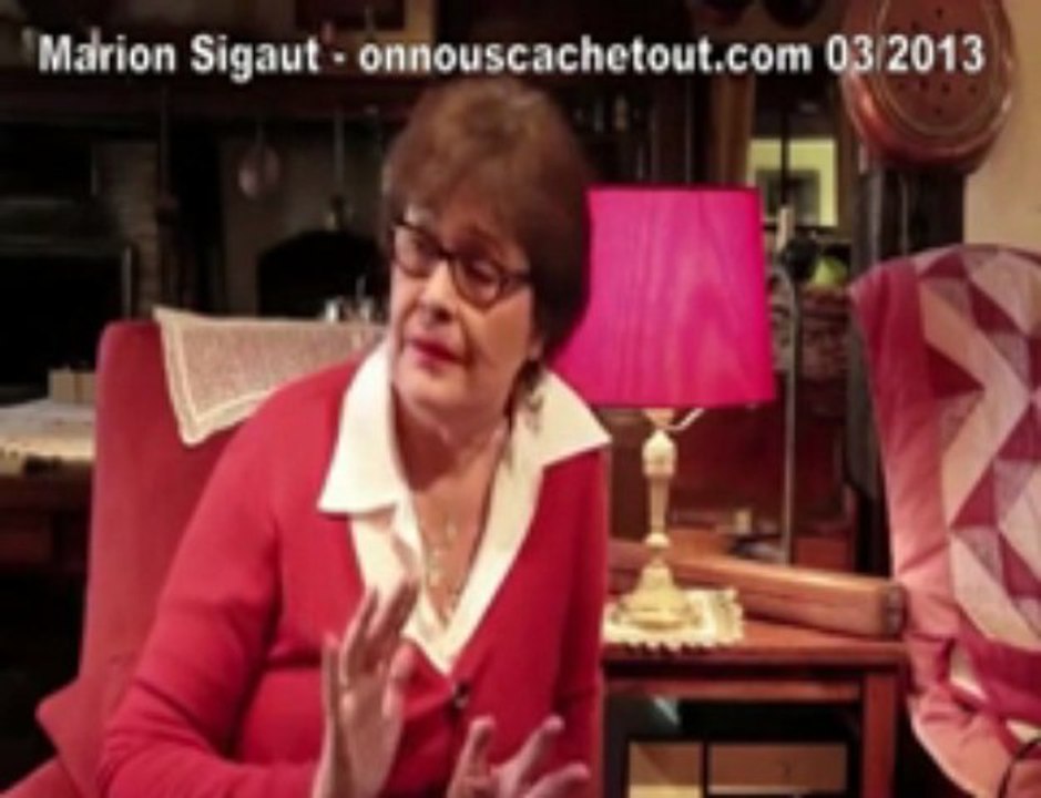 Marion Sigaud  Le réseau pédocriminel ne date pas d’hier - Mars 2013