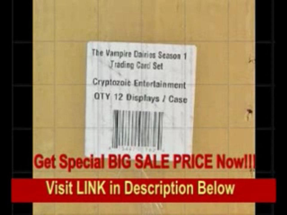 [SPECIAL DISCOUNT] The Vampire Diaries Season 1 Trading Cards 12-Box Case (2012 Cryptozoic)