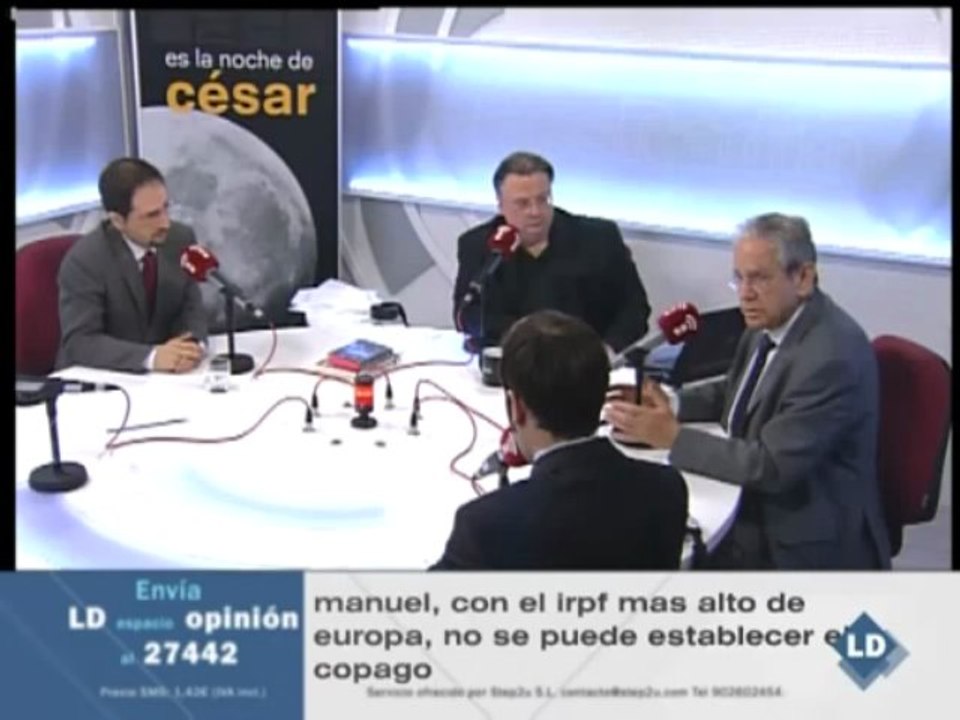 Tertulia económica con José Raga y Manuel Llamas, 20/04/12