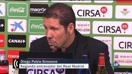 Simeone: frente al Sevilla "estamos al 50%"