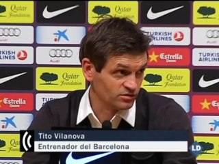 Tito Vilanova: "Estos jugadores están habituados a jugar cada tres días"