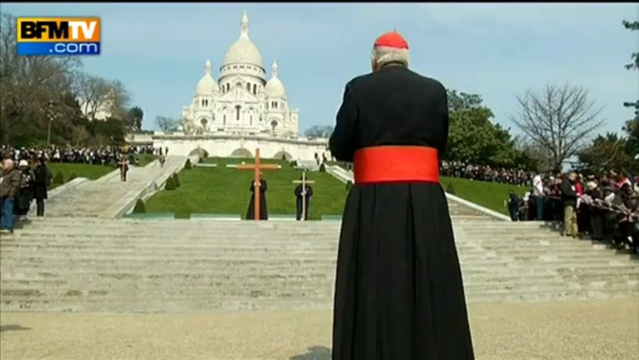 André Vingt-Trois célèbre la Passion du Christ à la basilique du Sacré Coeur - 29/03