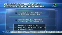 Restricciones bancarias a partir de hoy para los chipriotas