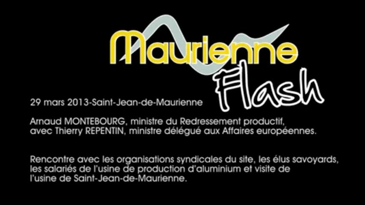 Maurienne Flash " spécial Rio Tinto Alcan site de Saint Jean de Maurienne"