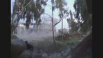 Heavy fighting as rebels claim to take control of Syrian town