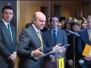 De Guindos admite que España entrará en recesión en el primer trimestre