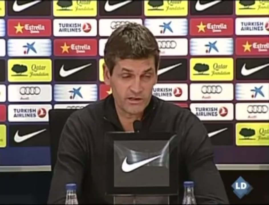 Vilanova: "Aquí se trabaja con la cantera desde hace muchos años"