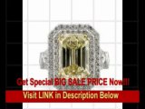 [BEST BUY] 7.37ct Fancy Brownish Yellow Emerald Cut Diamond Engagement Anniversary Ring