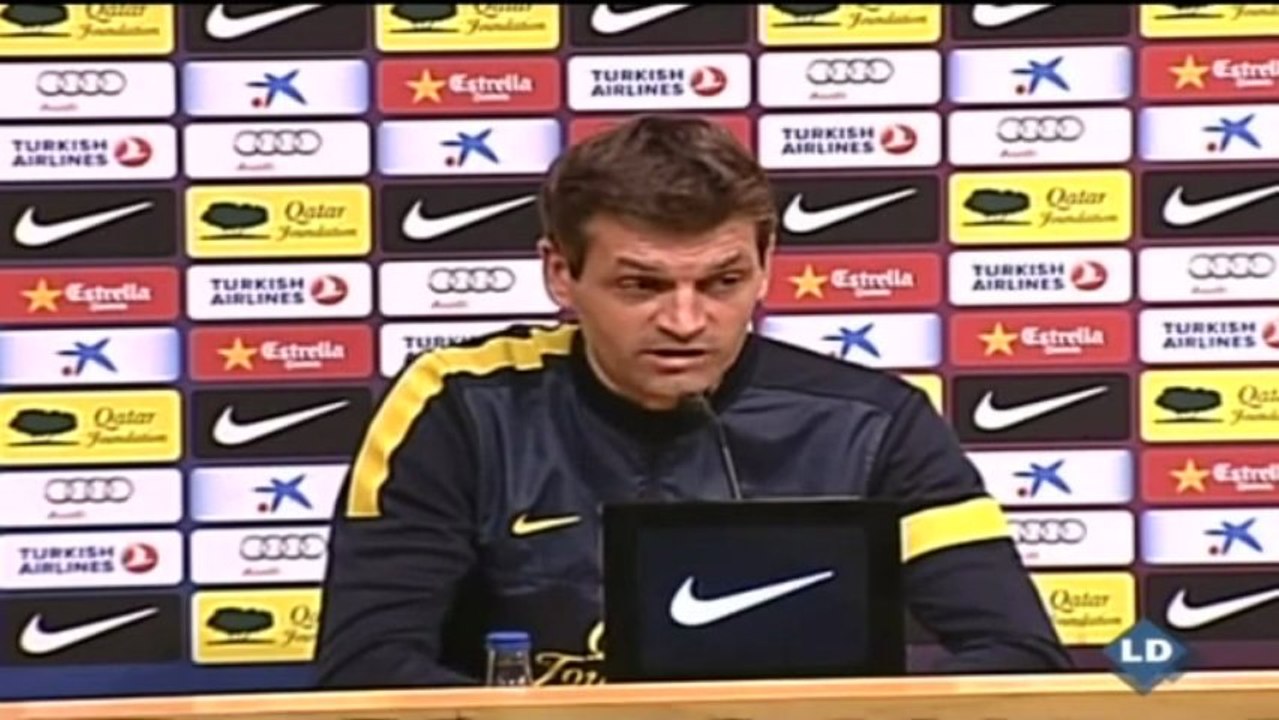 Tito Vilanova: "Dentro de la desgracia tenemos una suerte con los jugadores"