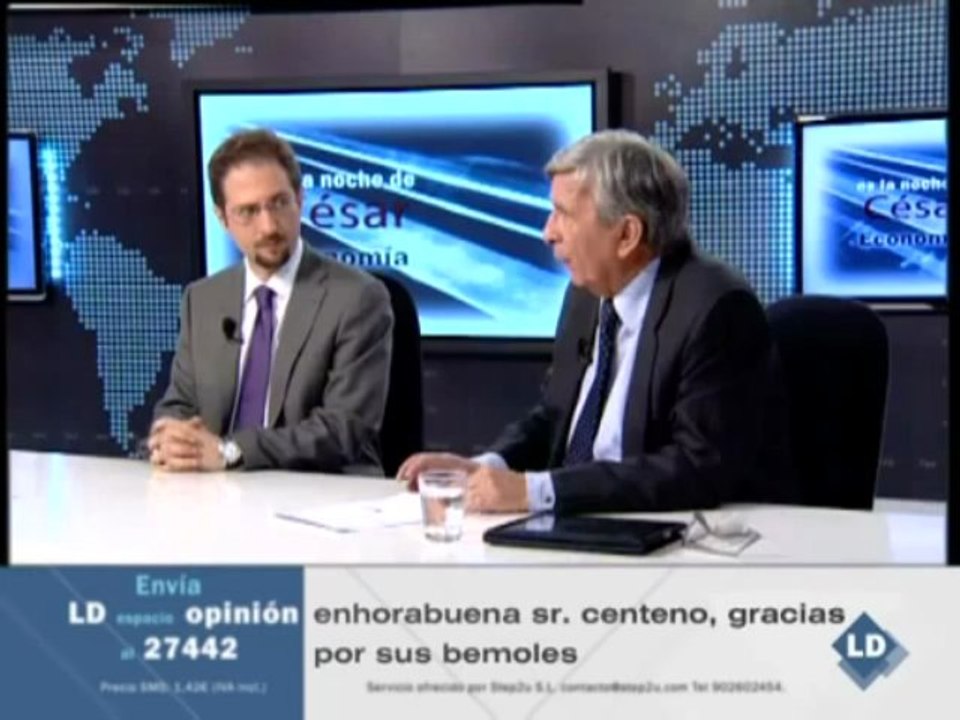 Tertulia económica con Roberto Centeno y Manuel Llamas - 06/05/11